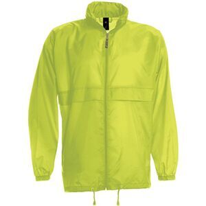 B&C Sirocco Mens Casual Lightweight Showerproof Zip up Rain Jacket /Coat / Ultr